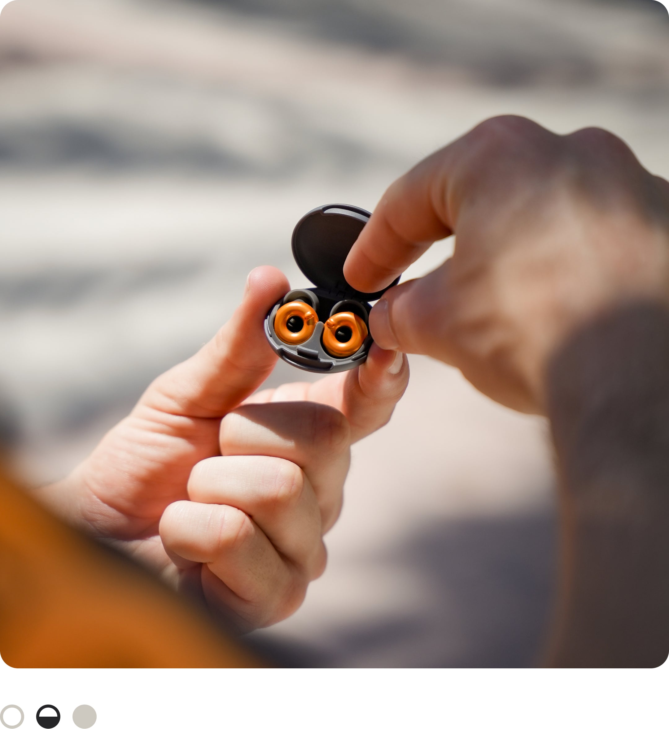 McLaren Racing x Loop Switch™ 2 | Adjustable Earplugs for Race Day