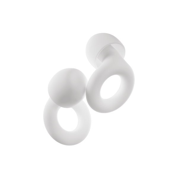 Loop Quiet 2 earplugs in white — ultra-comfy noise reduction for sleep, focus and travel