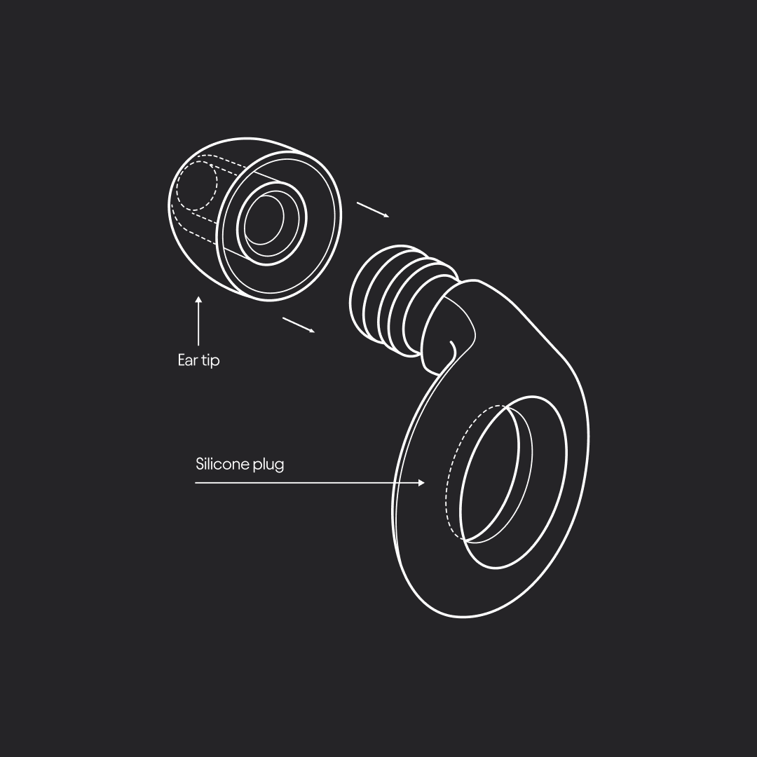 Loop Engage Equinox Earplugs Reusable Noise-Reducing Earplugs